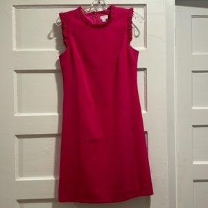 J.Crew Factory hot pink dress